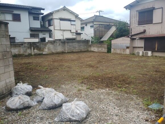 さいたま市中央区大戸5丁目　土地　草刈り